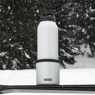 瑞士百年 SIGG H&C 不鏽鋼保溫瓶(附杯) 500ml - 純雪