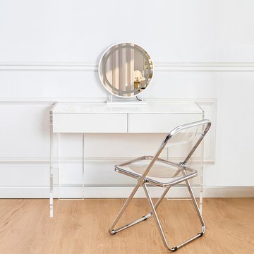 HappyLife 輕奢壓克力化妝桌 80公分 80×48×75cm Y11534