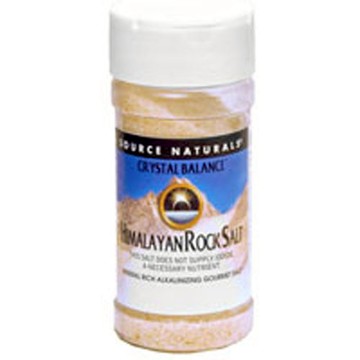 Crystal Balance Himalayan Rock Salt Fine Grind 8 oz by Source Naturals