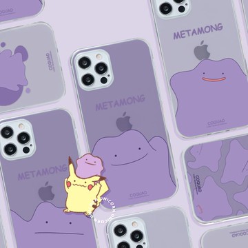 韓國正版KR｜寶可夢超Q百變怪 iPhone透明保護殼 手機殼 防摔殼 透明殼  神奇寶貝 Unicorn