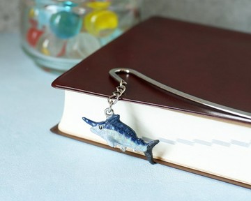 和紙小物 書籤 黑旗魚 旗魚 海魚