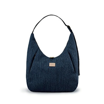 【satana】Denim 彎月單肩包-深丹寧藍-SDNN0260-234