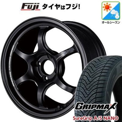 【新品 軽自動車】タフト ソリオ オールシーズンタイヤ ホイール4本セット 165/65R15 シュアグリップA/S ナノ(限定) ヨコハマ  ADVAN Racing RG-DII 15インチ | LINEブランドカタログ