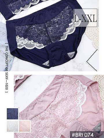 BRI074 撞色透氣內褲單件 3色