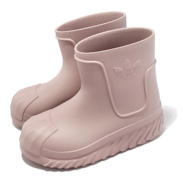 雨鞋 Adifom Superstar Boot W 女鞋 粉 厚底 膠鞋 貝殼頭 三葉草 ID4280