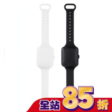 K.O.BAND 清淨抗菌防護手環2入組-時尚黑/白