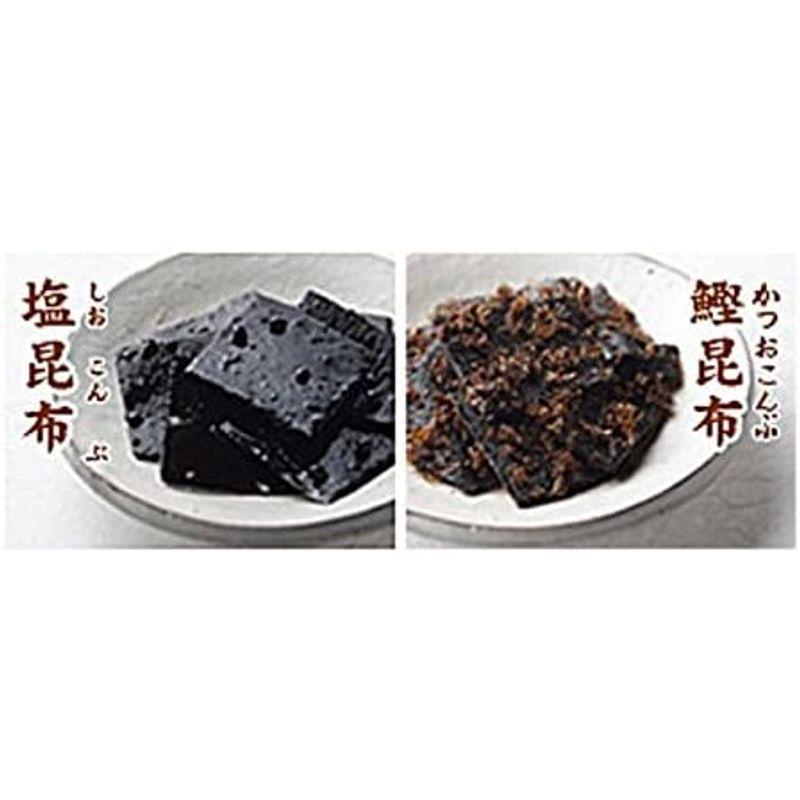 神宗 塩昆布・鰹昆布詰合せ (塩昆布150g×1、鰹昆布100g×1)