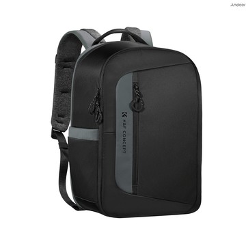 兩肩包 K&F CONCEPT KF13.158 相機背包攝影收納包側開式適用於 15.6 英寸筆記本電腦帶防雨罩三腳架