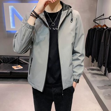 男士外套春秋工裝2023新款秋季薄款韓版潮流百搭衣服寬松男裝夾克