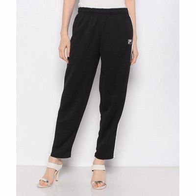 ラナン 機能付ラインデザインテーパードジャージパンツ レディース ブラック系1 通販 Lineポイント最大get Lineショッピング