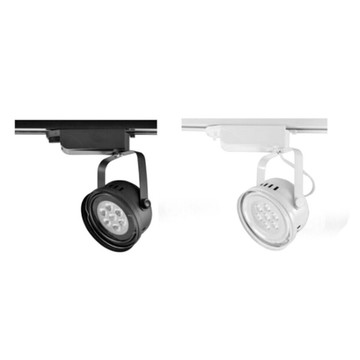 永光 ar111軌道燈 7顆株 9w 全電壓 高效能led 時尚黑/貴族白 可調角度 移動軌道燈