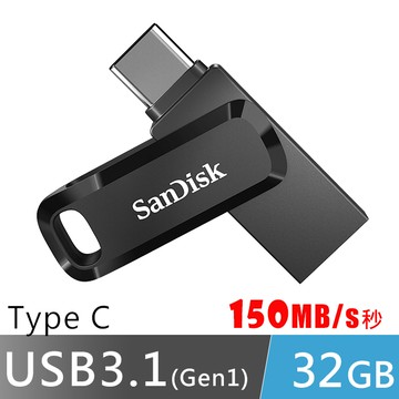 SanDisk Ultra Go USB Type-C 32GB 雙用隨身碟(SDDDC3)