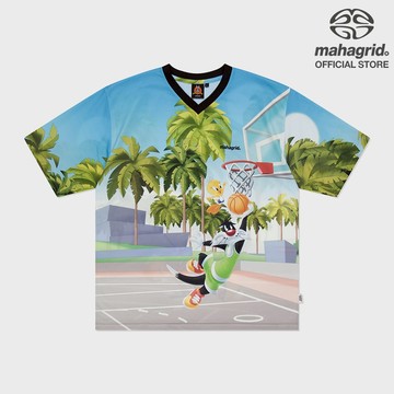 [MAHAGRID] 籃球隊網眼t恤_unisex_korean style