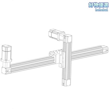 【德國馬牌同步帶】費斯托電缸 電動滑臺 齒形帶電缸 直線模組 十字架結構 歐規DGE型號 高精度定位 自動化設備專用