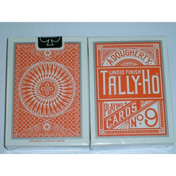 【USPCC 撲克】TALLY-HO 撲克牌 圓背 特製橘背 ORANGE S099851005