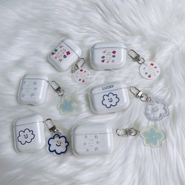 雲朵 花朵 無線藍牙耳機殼 AirPods 1 2 3 Pro 蘋果 防摔耳機套 AirPods保護殼 蘋果耳機殼
