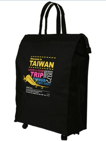 yeson 折疊收納購物輪袋台灣製造採購菜車收納不占空間防水特多尼龍布ykk零件靜音輪置物