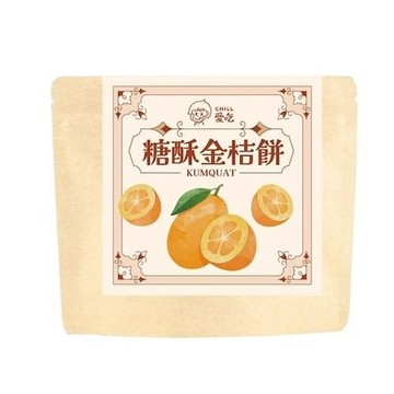 其他果乾 懷舊古早味-糖酥金桔餅(100g/包)x2包