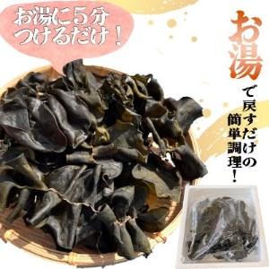 ふるさと納税 岬だよりのコリコリ食感・粘り抜群の乾燥めかぶ　120g×10袋 愛知県南知多町