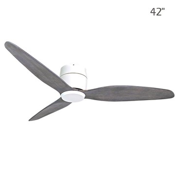 42吋SAMARA系列吊扇 L08-SAMARA42 霧白色／鐵灰色木紋