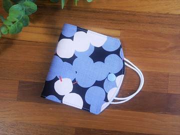 訂製款=口罩暫存套/口罩收納套=日本布料=糰子=藍(共2色)