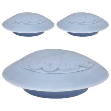 花型水槽過濾塞 藍色 6.2x6.2x2 cm  1組