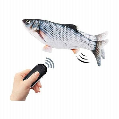 猫 おもちゃ 電動 魚 人気 猫用品 またたびトイ ぬいぐるみ リアルな動く魚のおもちゃ Usb充電式 ワイヤレスコントロール付きのインタラクティブなキャットキッ 通販 Lineポイント最大get Lineショッピング