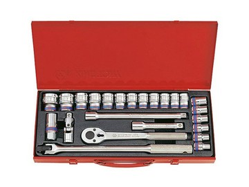 【威利小站】 KING TONY 4032MRC09 24件式 1/2" DR. 四分 十二角套筒扳手組