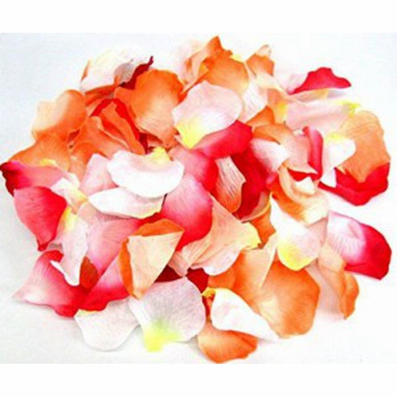 造花 花びら バラ 1000枚 暖色系カラフル 通販 Lineポイント最大1 0 Get Lineショッピング