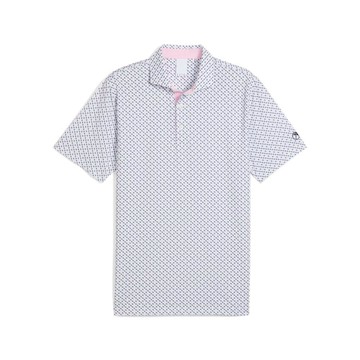 PUMA 高爾夫系列AP微小雨傘短袖Polo衫 男性
