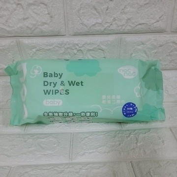 nac nac 嬰兒柔細 乾濕二用巾80張 2030/07