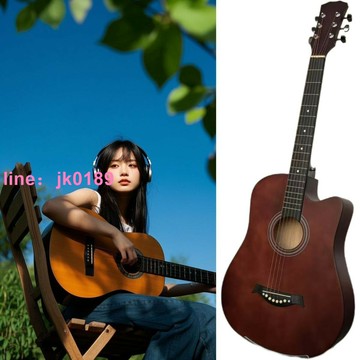 【店家優選】吉他自學38寸新手成人零基礎帶教學練習琴