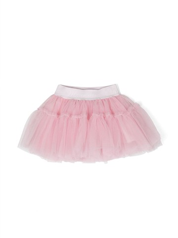 Monnalisa - flared tulle tutu skirt - kids - Polyamide/Cotton - 3 - Pink