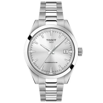 TISSOT 官方授權 Gentleman系列 經典簡約機械腕錶 錶 手錶 送禮 / T1658071103100 / T165.807.11.031.00