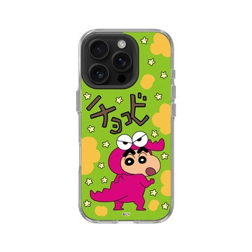 iPhone 16 Pro Clear 透明 - 蠟筆小新 Crayon Shinchan - 小新鱷魚阿山款