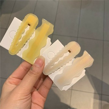 韓國網紅人魚色漸變彩色發夾劉海夾邊夾少女側邊卡子碎發夾飾品