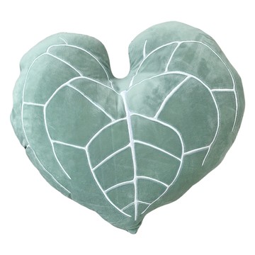 Mega IG居家植感美學抱枕 愛心葉  40 x 37cm