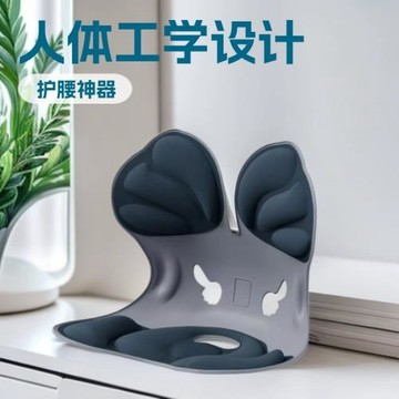 人體工學護腰坐墊加大款辦公室腰部支撐座椅靠墊矯正神器椅子