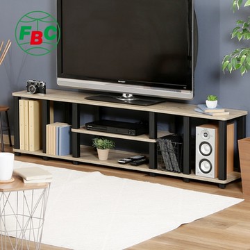 日本FUJI BOEKI 方管工業風開放式電視櫃(寬150cm)-DIY