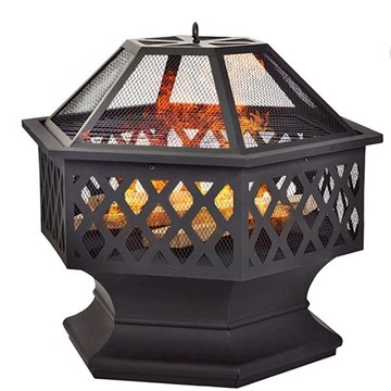 優樂悅~戶外燒烤爐火鍋桌別墅庭院花園碳烤肉架木炭家用取暖爐火盆 燒烤架 燒烤爐