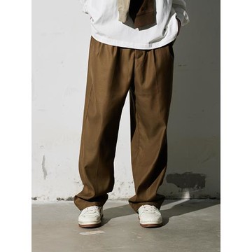 Crissrex Store REOCHA熱呈 垂感寬松直筒西褲長褲百搭情侶休閑褲