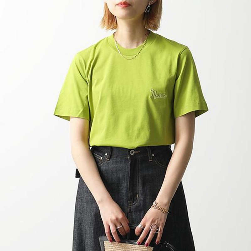 MARNI◆Tシャツ/38/コットン/GRN/THJE0211X0 MARNI マルニ Tシャツ 【1枚単品】 THJE0211X0 UTCZ68