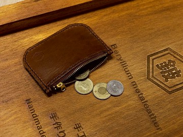 山丘拉鍊零錢包