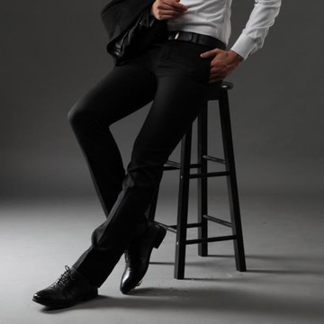 男士修身西褲商務休閑韓版小腳西裝長褲免燙正裝潮男褲子