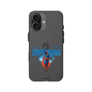 iPhone 17 Clear (相機按鈕) 酷墨灰 - Superman - Superman-直上雲霄