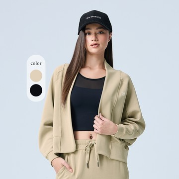 元動力 滑順莫代爾空氣層罩衫外套(兩色；S-L)