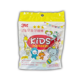 {3M}兒童安全牙線棒 兒童牙線 (3歲以上適用) 38支入 動物造型 *小柚子*