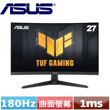 ASUS華碩 27型 VG27VQ3B 曲面電競螢幕