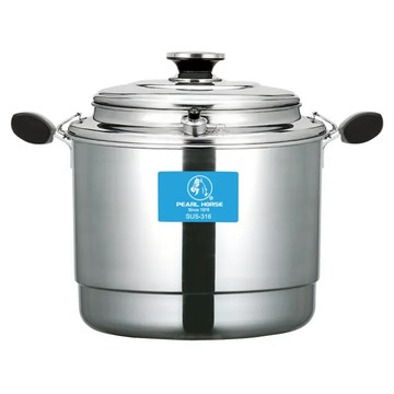 Pearl Horse 寶馬 316煉鍋 28cm  1個  銀色