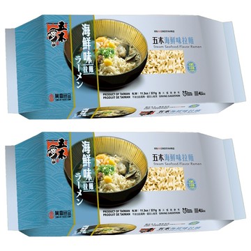 五木 海鮮拉麵 精選優質麵條 口感彈牙  321g  2包
